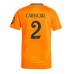 Real Madrid Daniel Carvajal #2 Bortedrakt 2024-25 Korte ermer